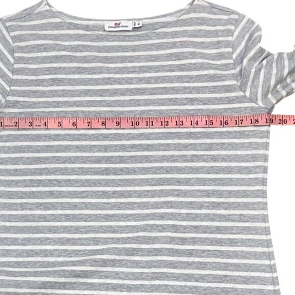 Vineyard Vines Dress Stripes, 3/4 Sleeve, Mini Dress Size M - Picture 8 of 9